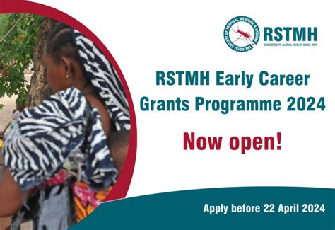 RSTMH 2024 Early Career Grants Programme application form.